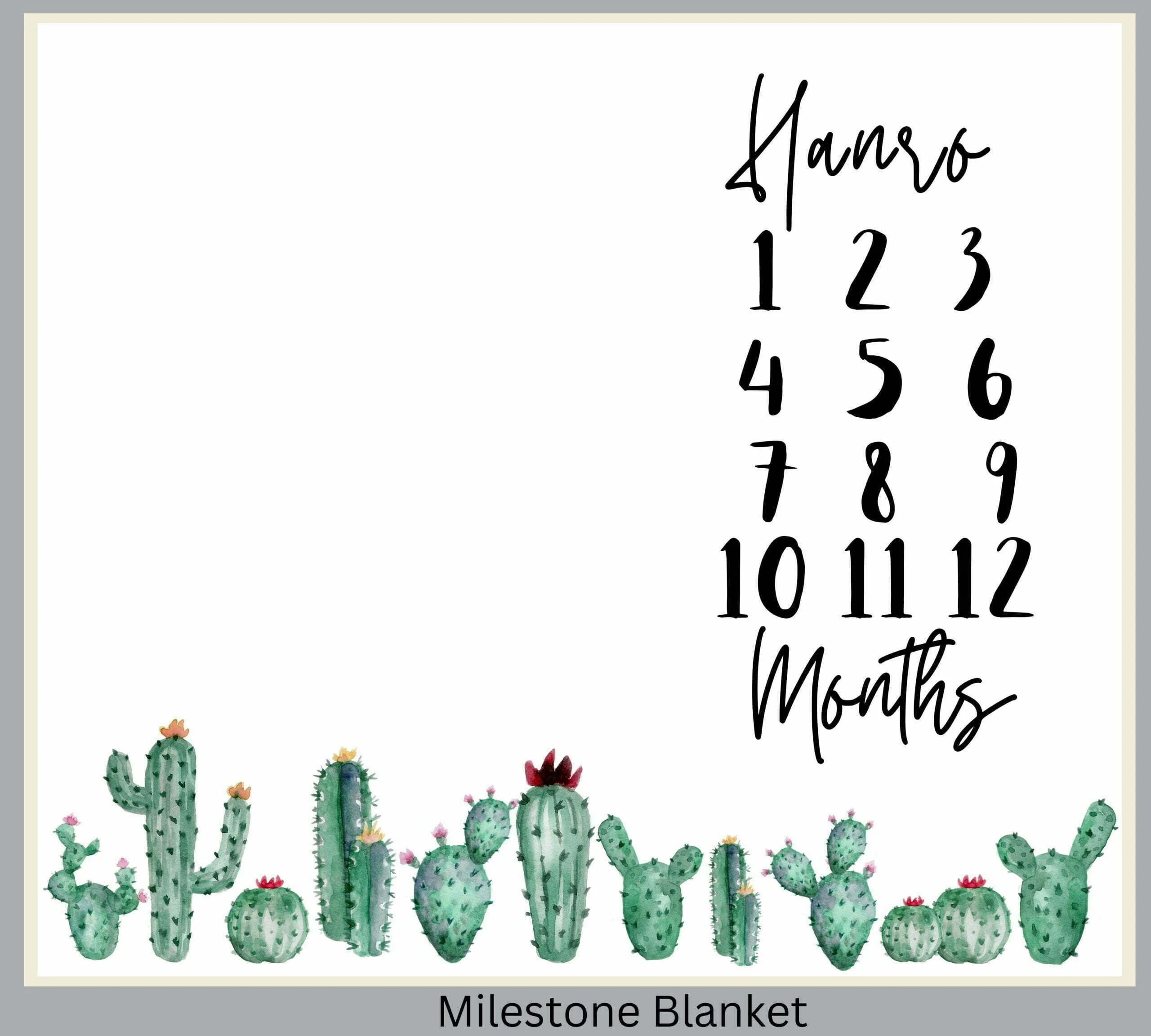 Cactus Milestone Blanket Eng