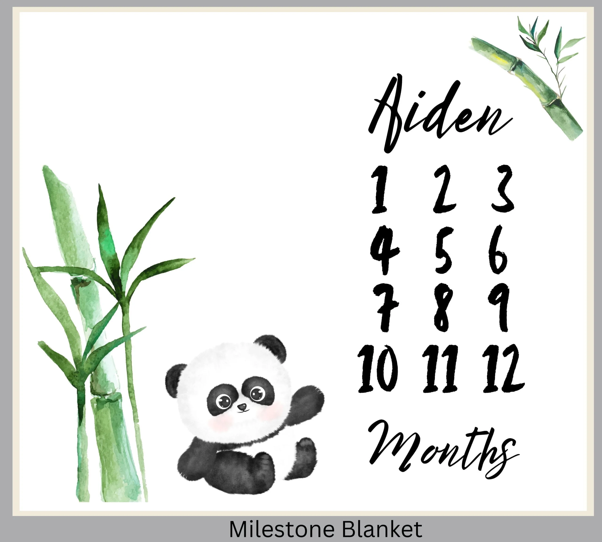 Panda 3 Milestone Blanket Eng