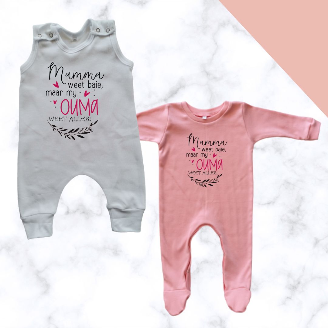 Ouma Weet Alles Personalized Baby Design