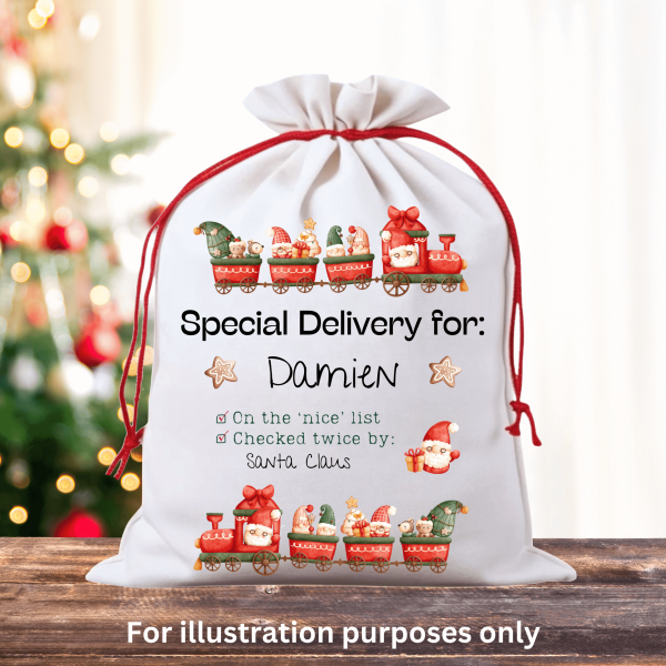 Santa's Train Mockup