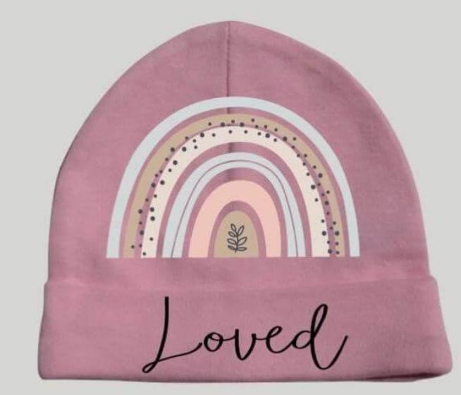 Baby Beanie Pink - Loved