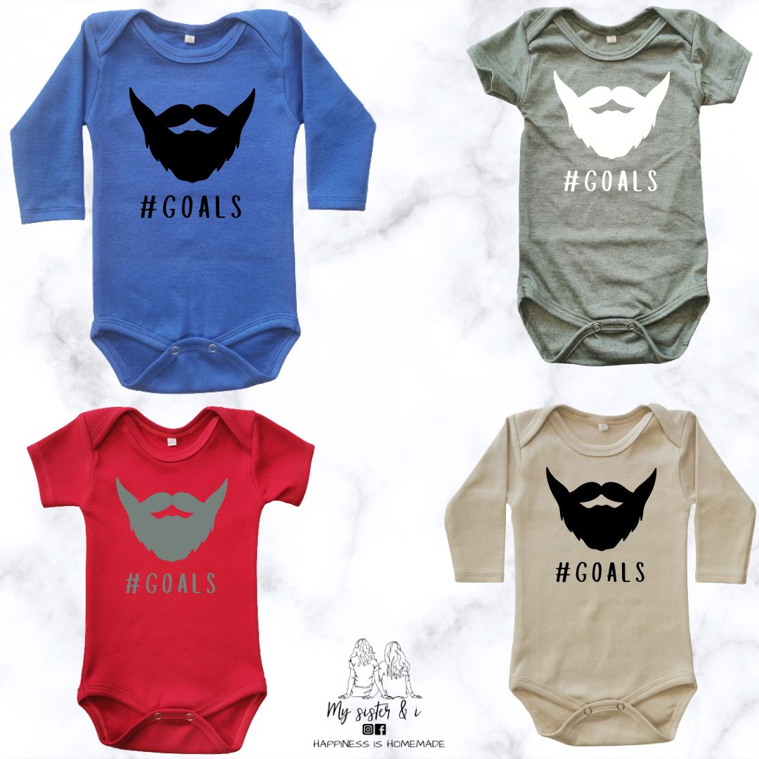 Goals Personalized Printed Baby Design