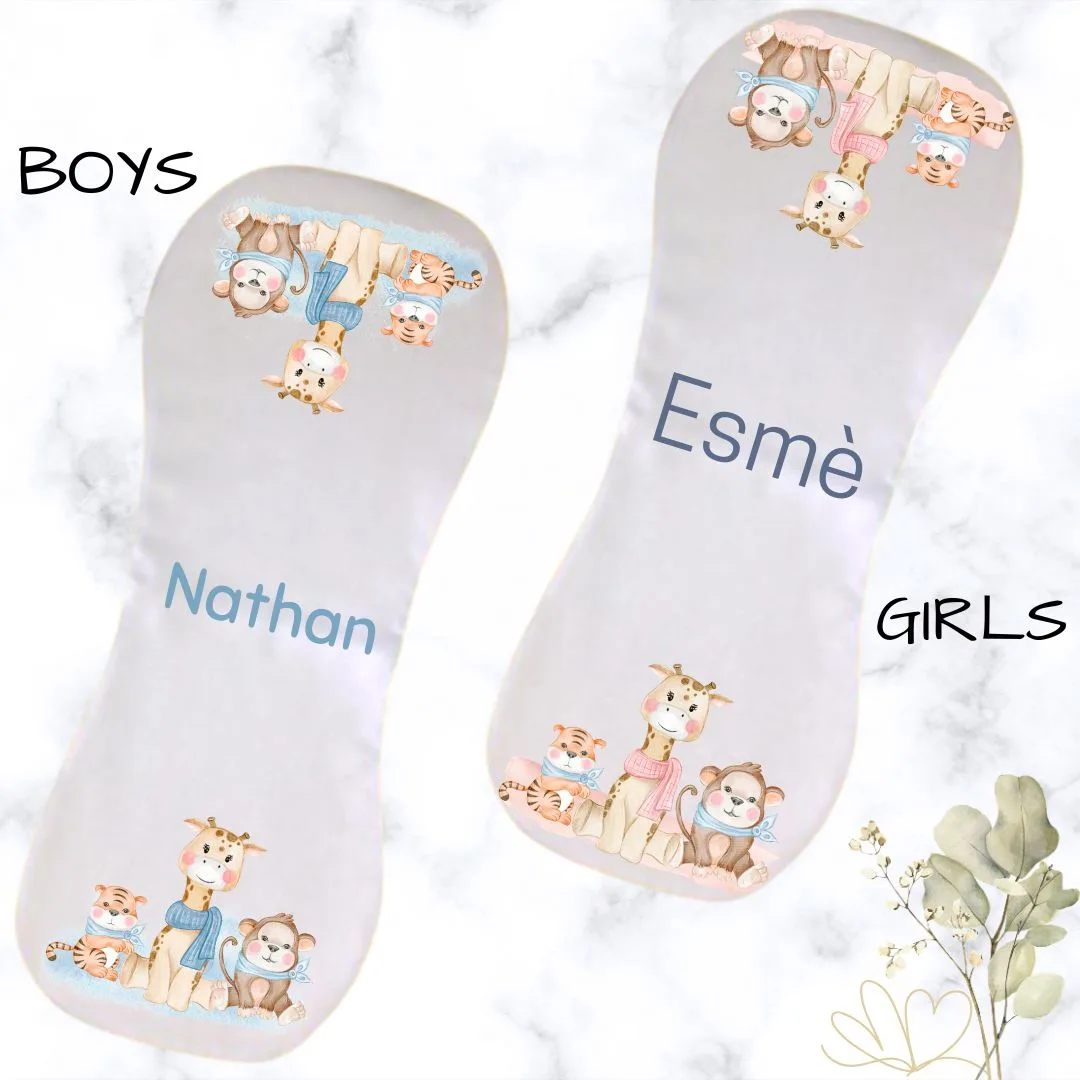 Cute Baby Wild Animals Burp Cloth