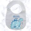 Rawr Dino round baby bib