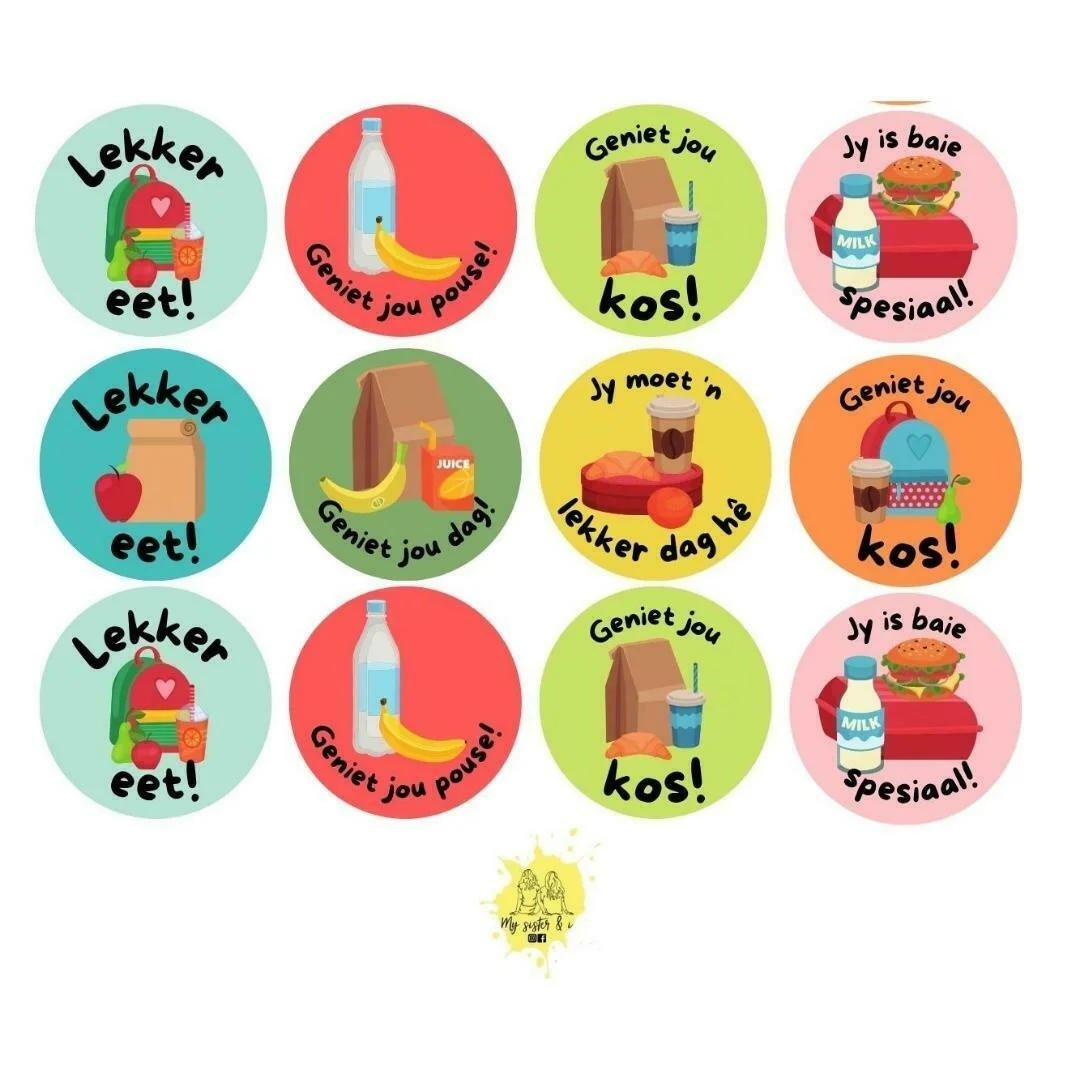 Afrikaanse Kosblik Plakkers My Sister & i Afrikaans Theme