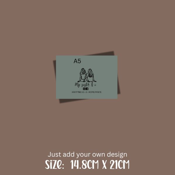 Canvas Mockup - Landscape A5