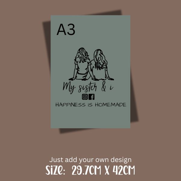 Canvas Mockup - PORTRAIT A3