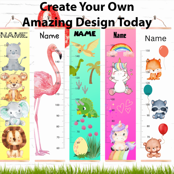 Alternative view of Custom Printed Height Chart