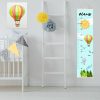 Height Chart Hot Air Balloon Kids room