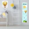 Height Chart Hot Air Balloon Kids room