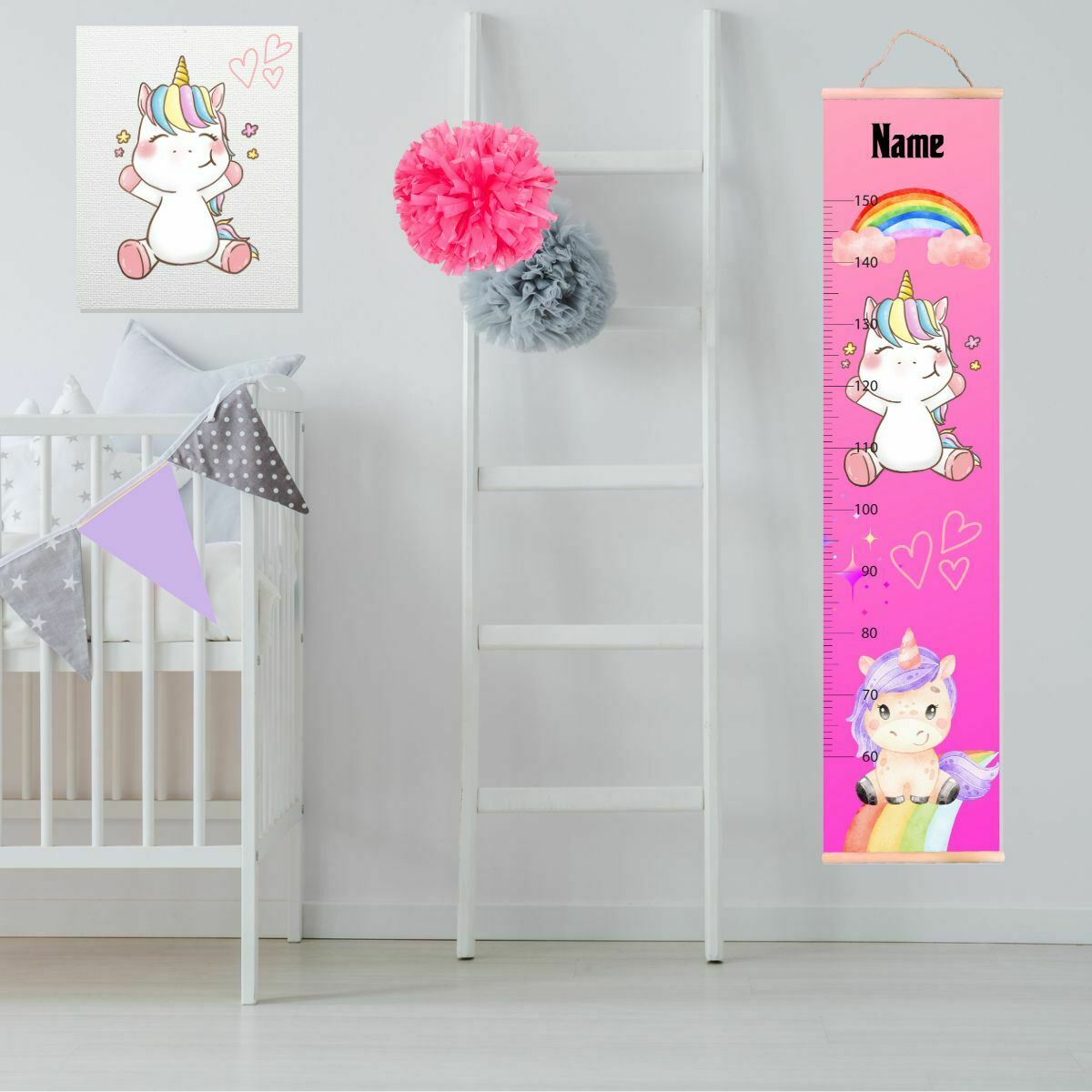 Height Chart Unicorn Theme