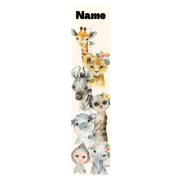 Africa Animals Growth Chart