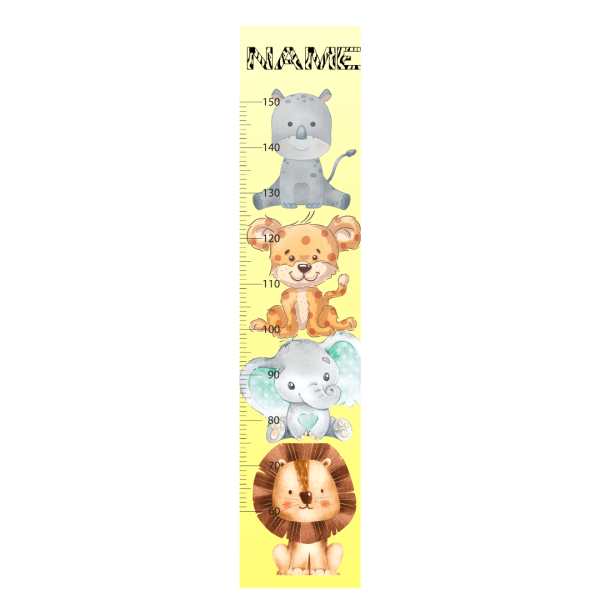 African Animals Growth Chart