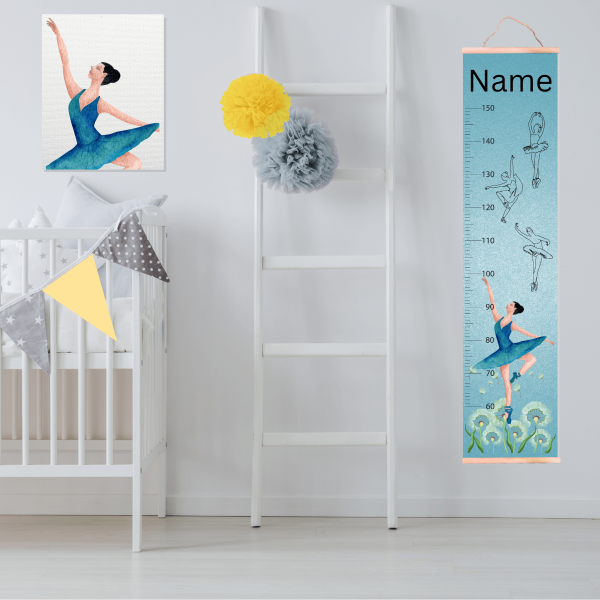Dance Theme Growth Chart