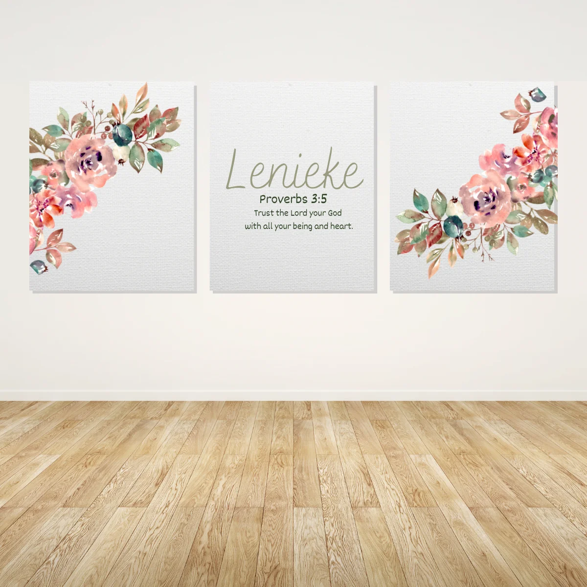 Watercolour Flower Theme 1