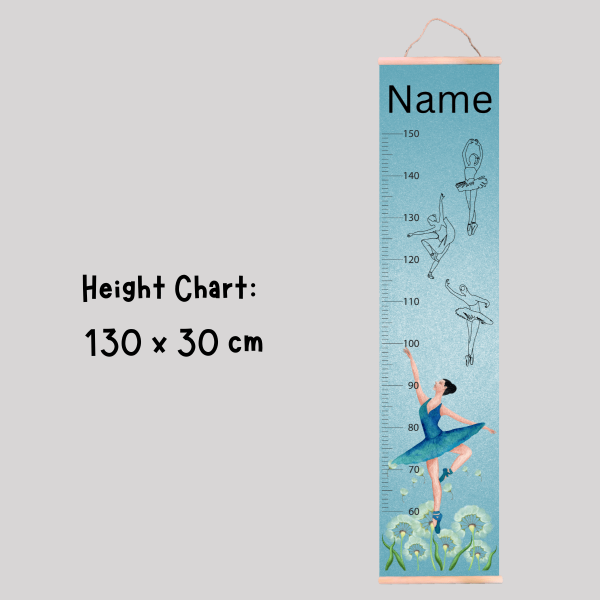 Dance Theme Growth Chart