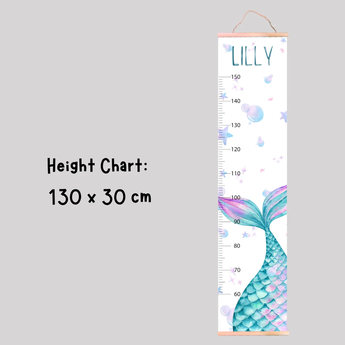 Little Mermaid Growth Chart