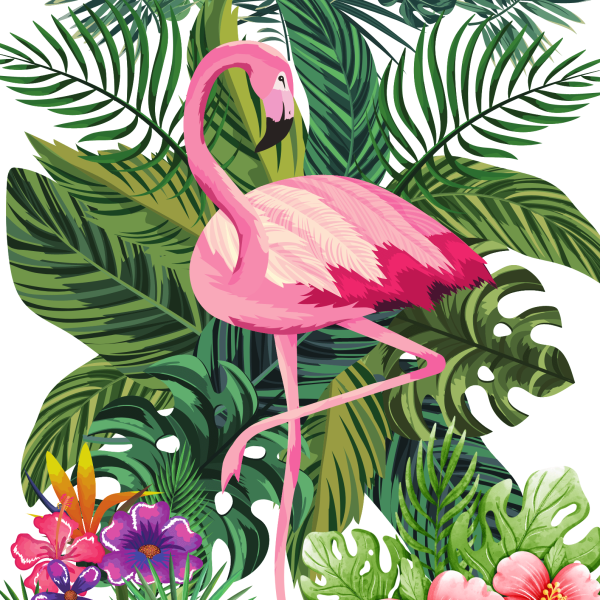 Pink Flamingo Theme Canvas