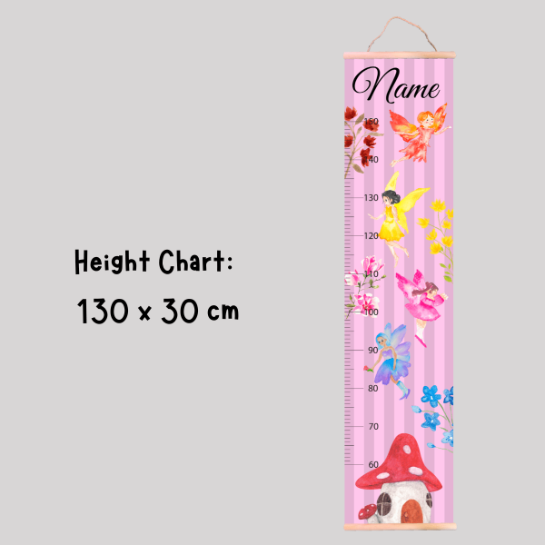 Fairy Theme Growth Chart