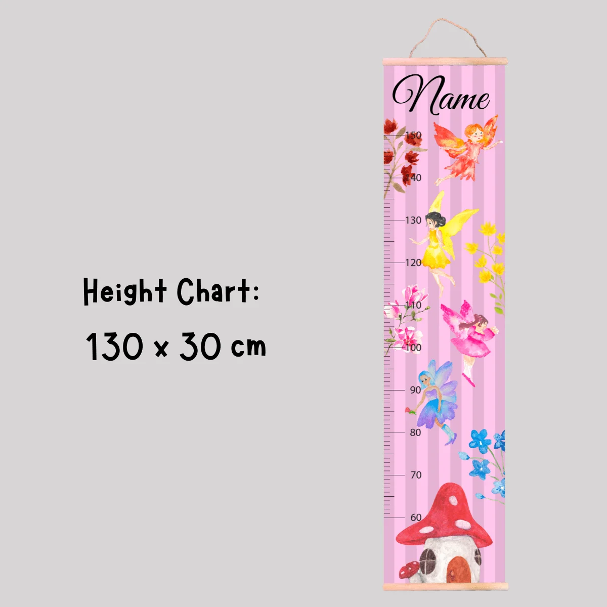 Fairy Theme Growth Chart