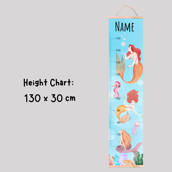 Mermaid Theme Growth Chart