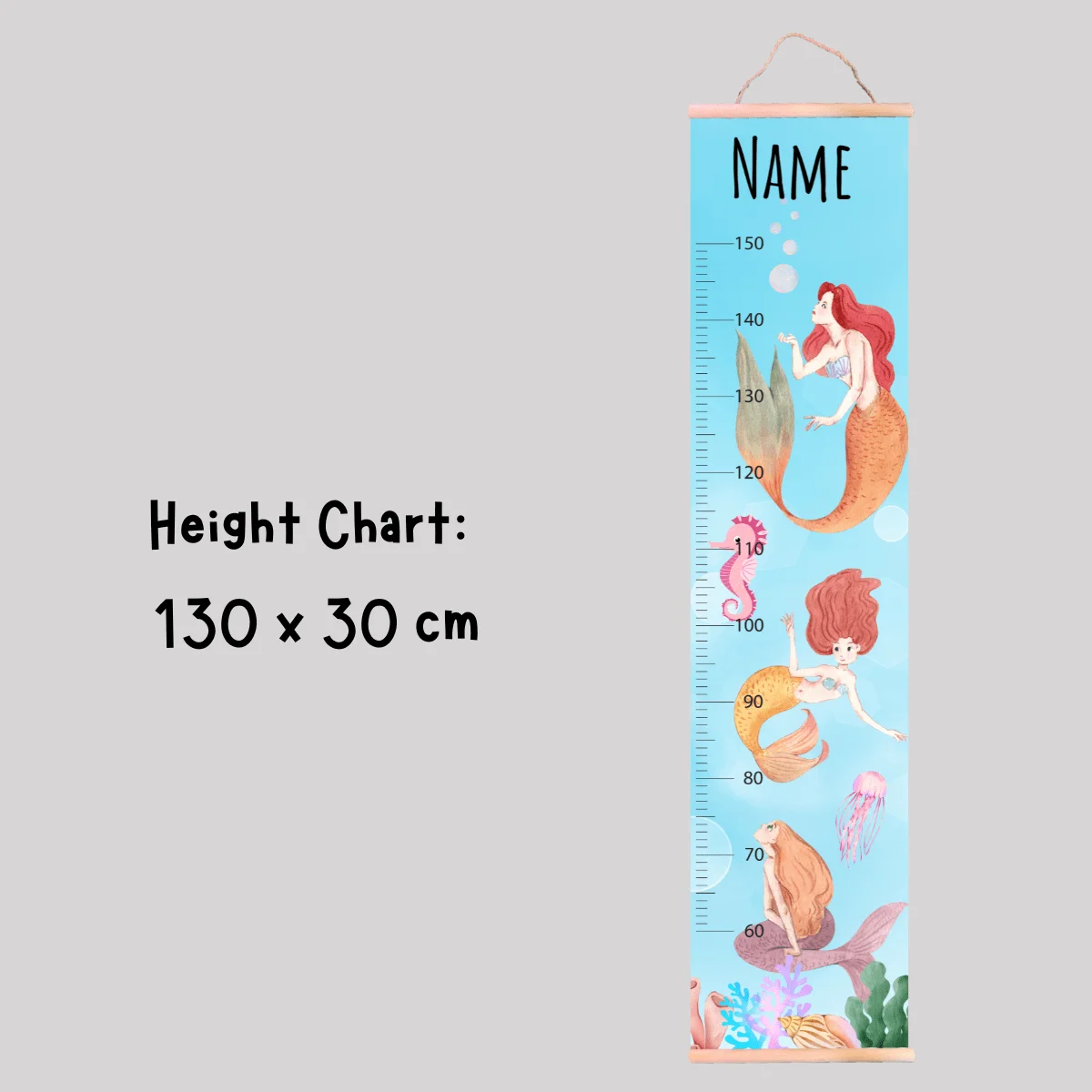 Mermaid Theme Growth Chart