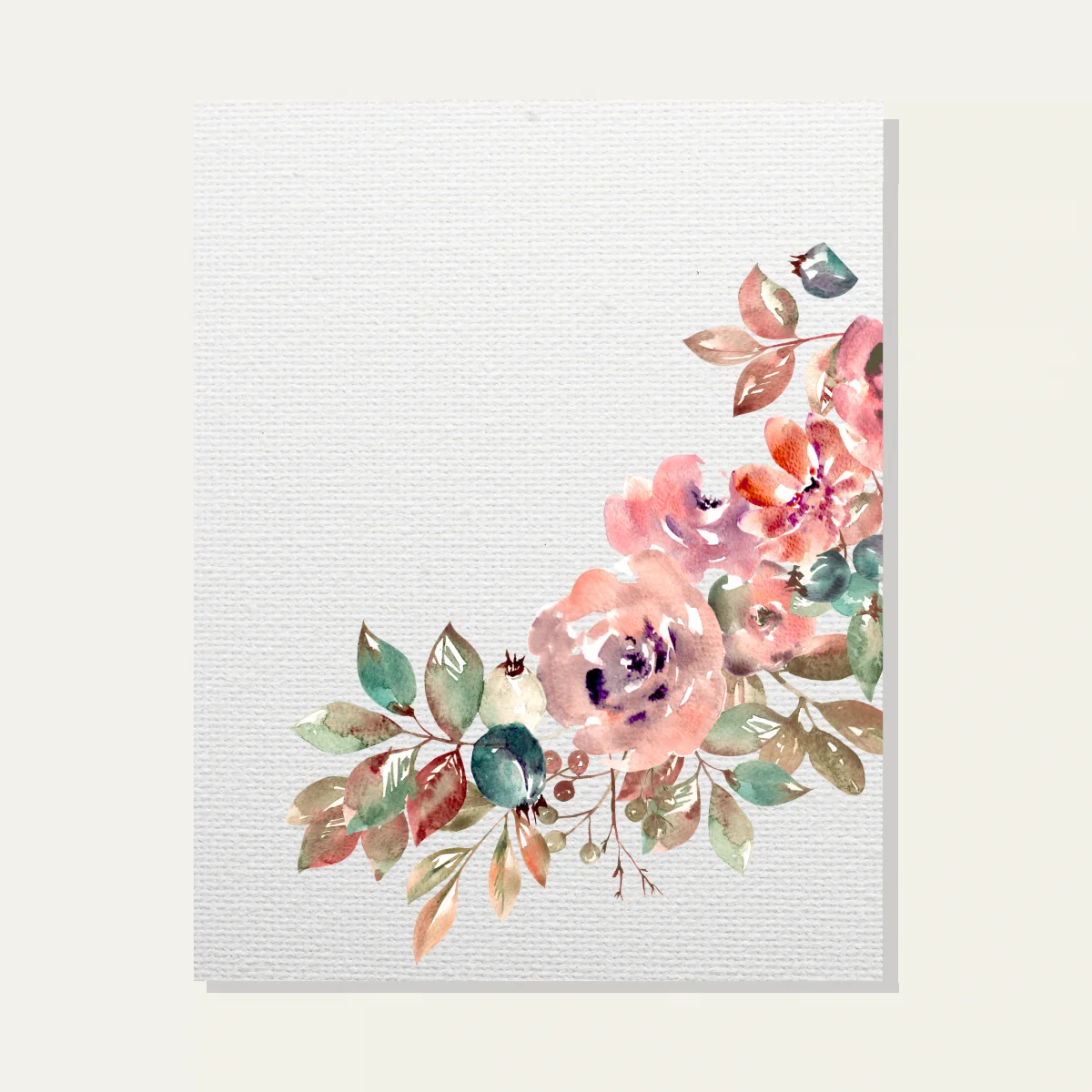 Watercolour Flower Theme 1 - Image 4
