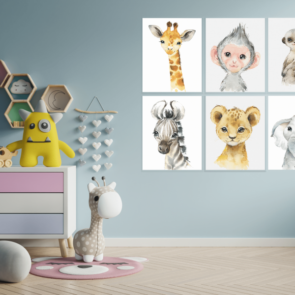 African Animals Boys Set Theme 3