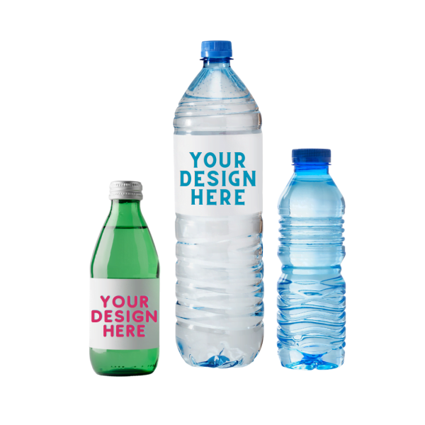Customizable Water Bottles Labels