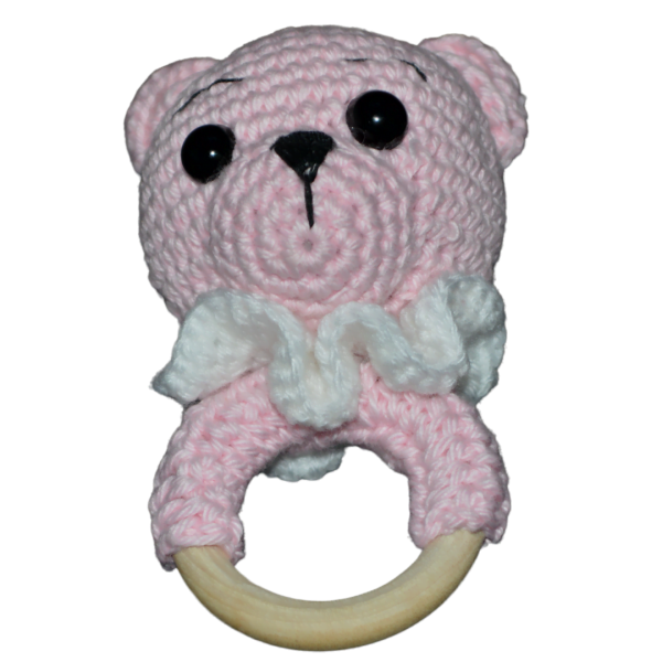 Pink Bear Teether
