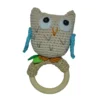 Cute Owl Crochet Teether/Rattle