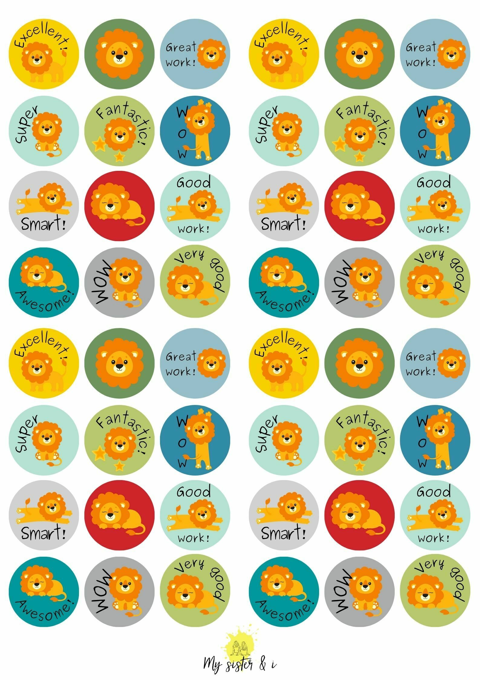Lion Stickers