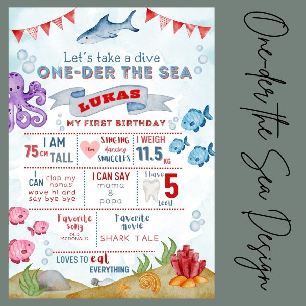 One-der the sea Milestone Board