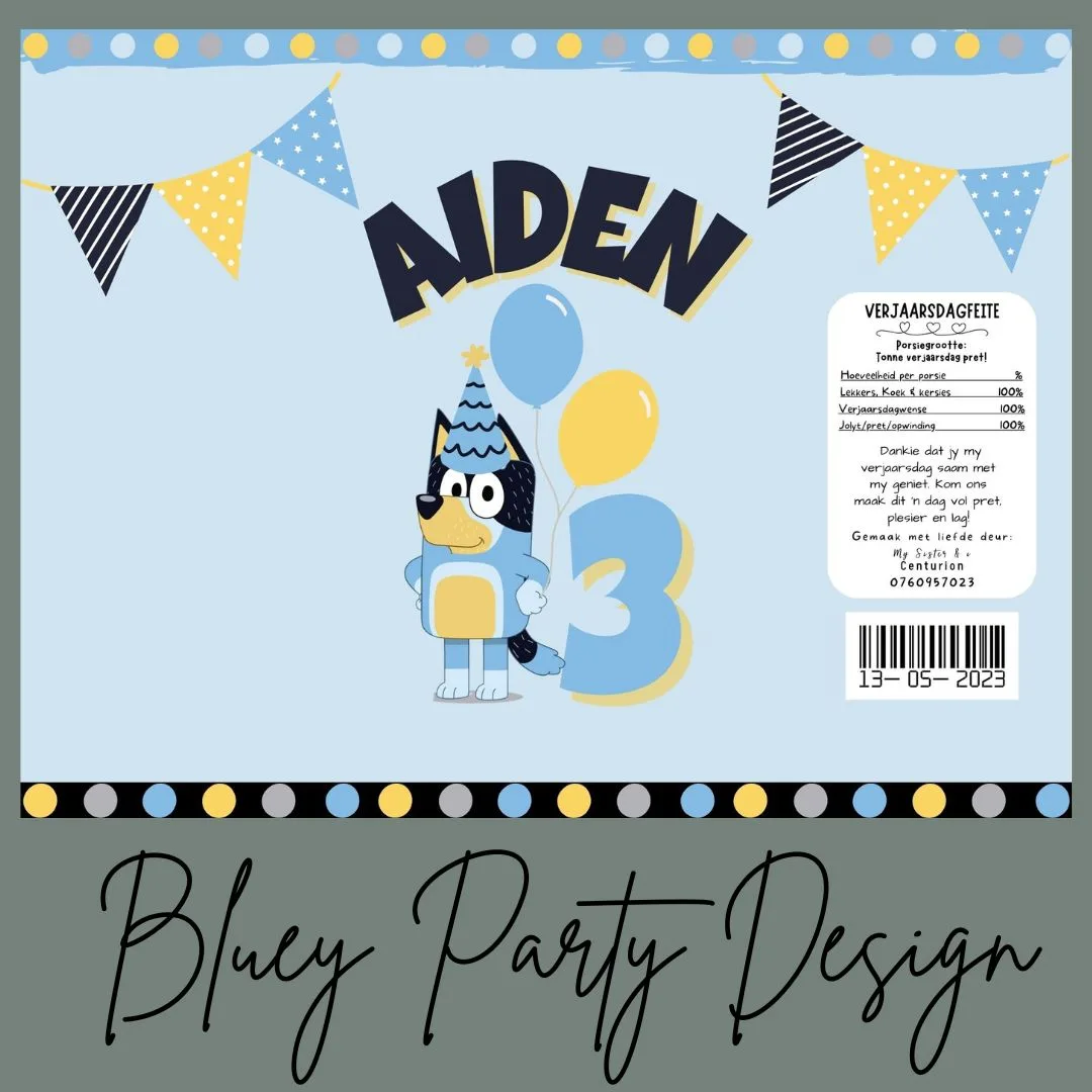 Bluey Party Pack