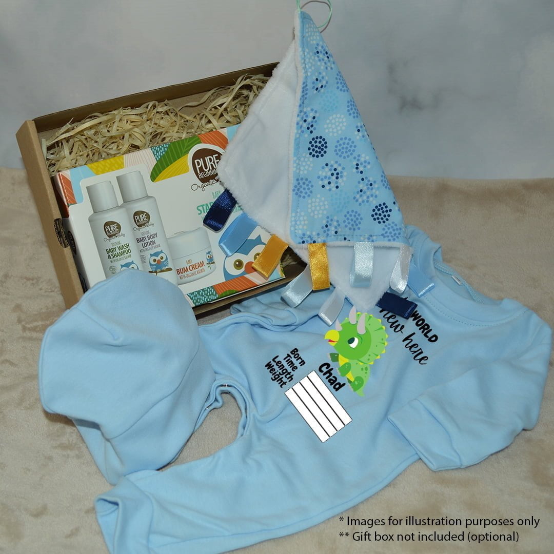 Baby Triceratops Birth Announcement Bundle