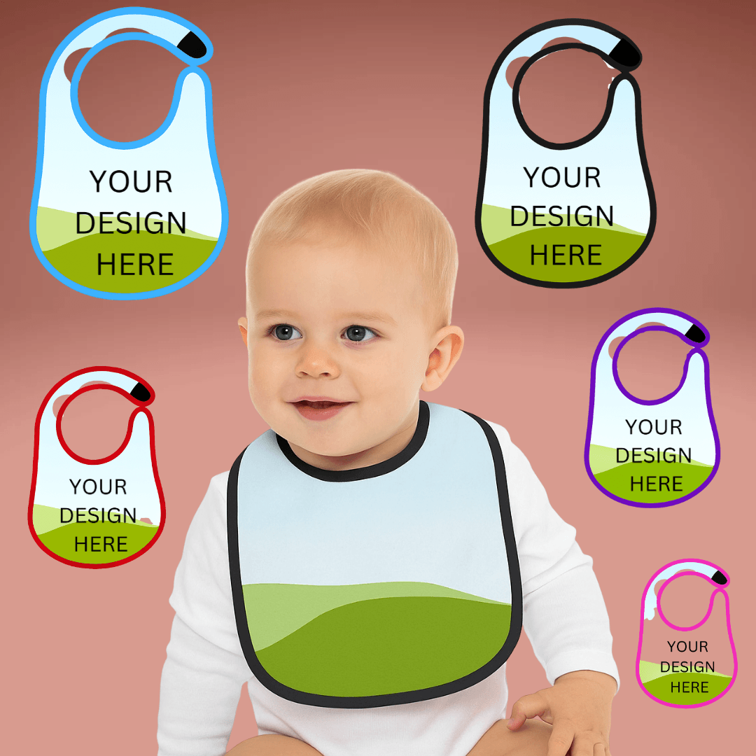 Custom Printed Neoprene Baby Bib