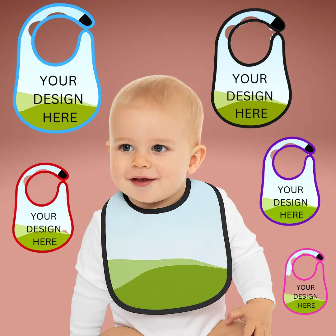 Custom Printed Neoprene Baby Bib