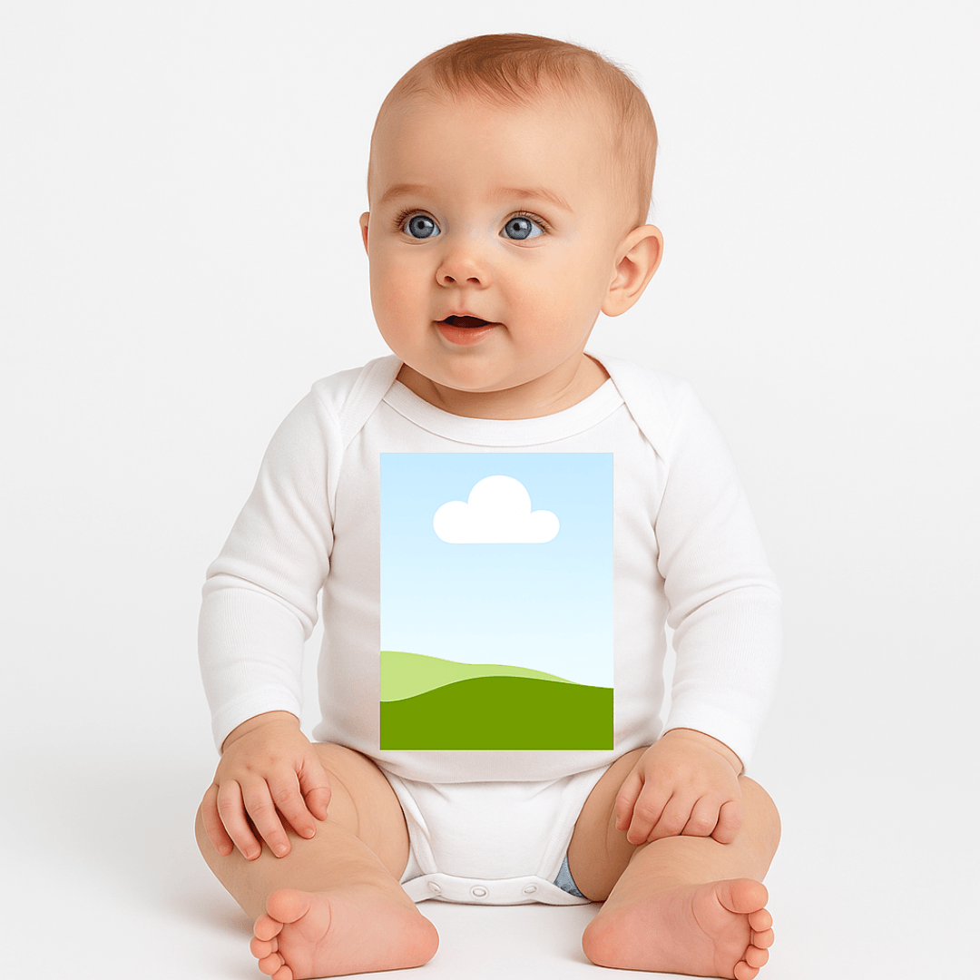 Long Sleeve Onesie Custom Printed