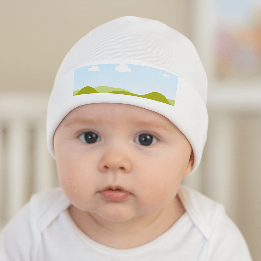 Round Beanie Custom Printed