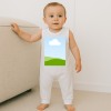 Slouch Romper Custom Printed