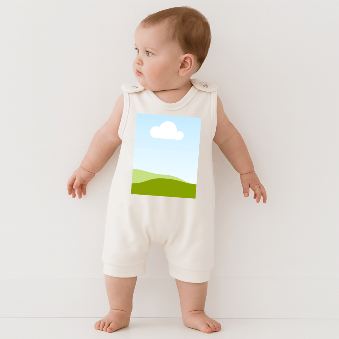 Summer Slouch Romper Custom Printed
