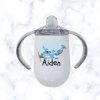 Airplane Baby Sippy Cup Egg-Shaped