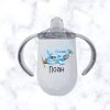Fly High Airplane Baby Sippy Cup Egg-Shaped