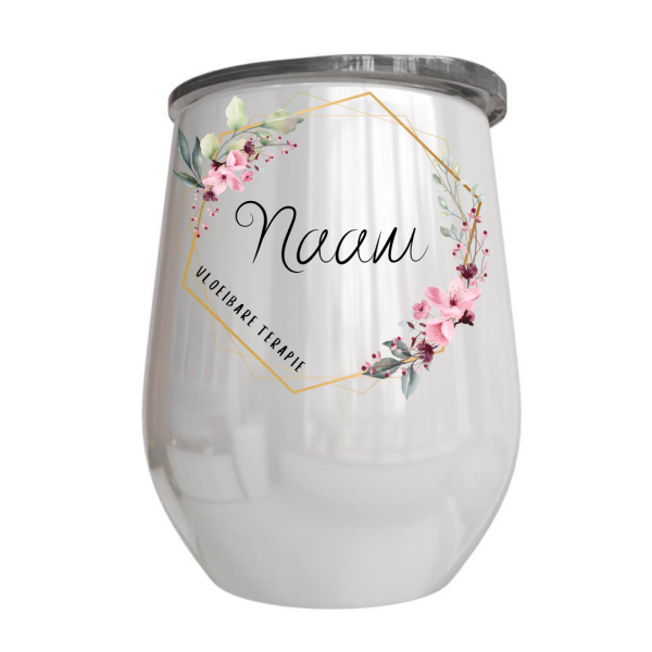 Blomme Naam Wyn "Tumbler" | Personalised Printed