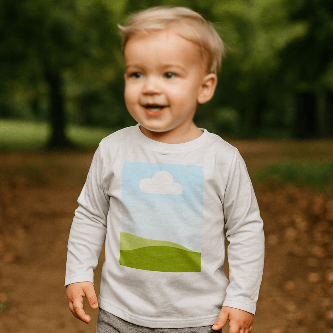 Kids Long Sleeve T-Shirt Custom Printed