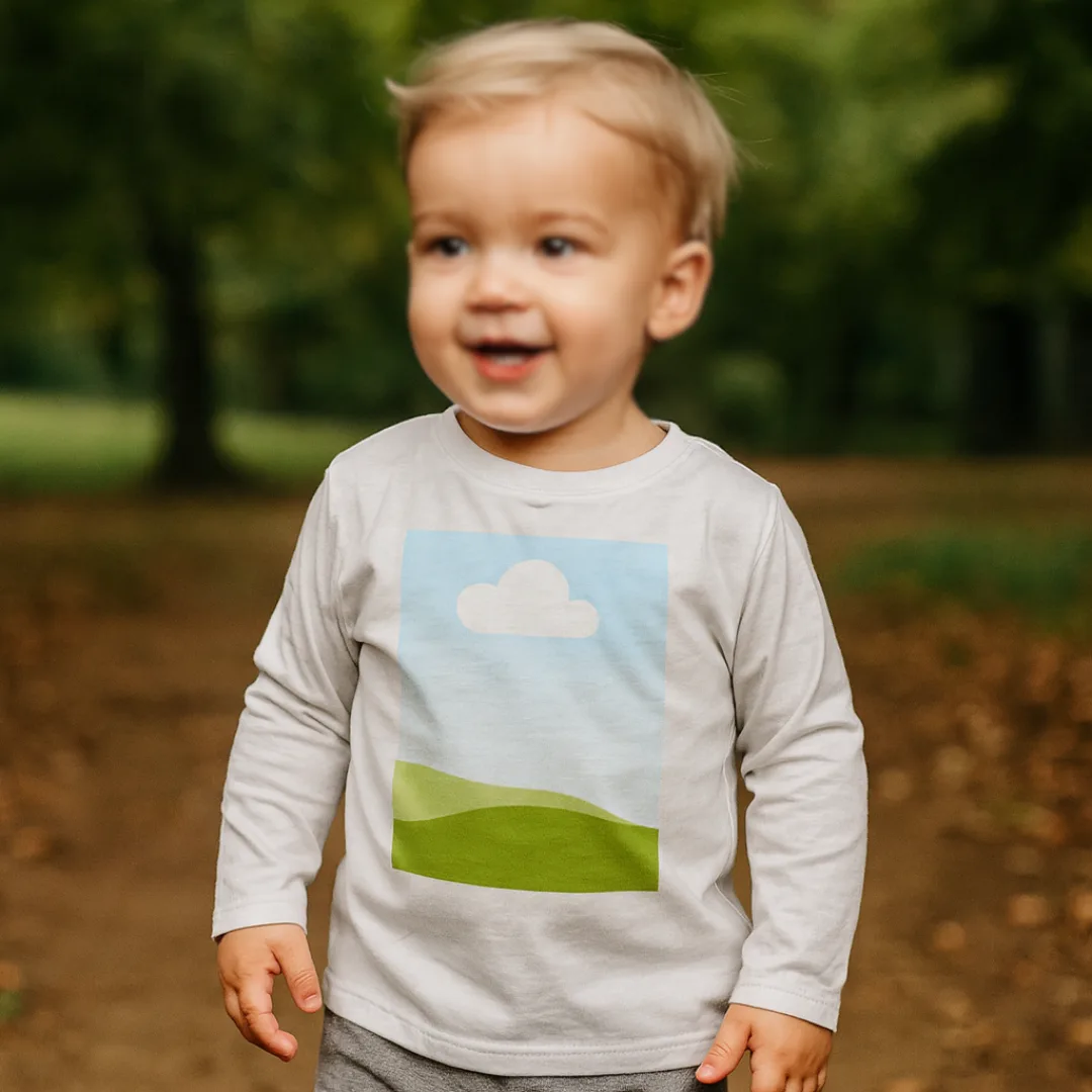 Kids Long Sleeve T-Shirt Custom Printed