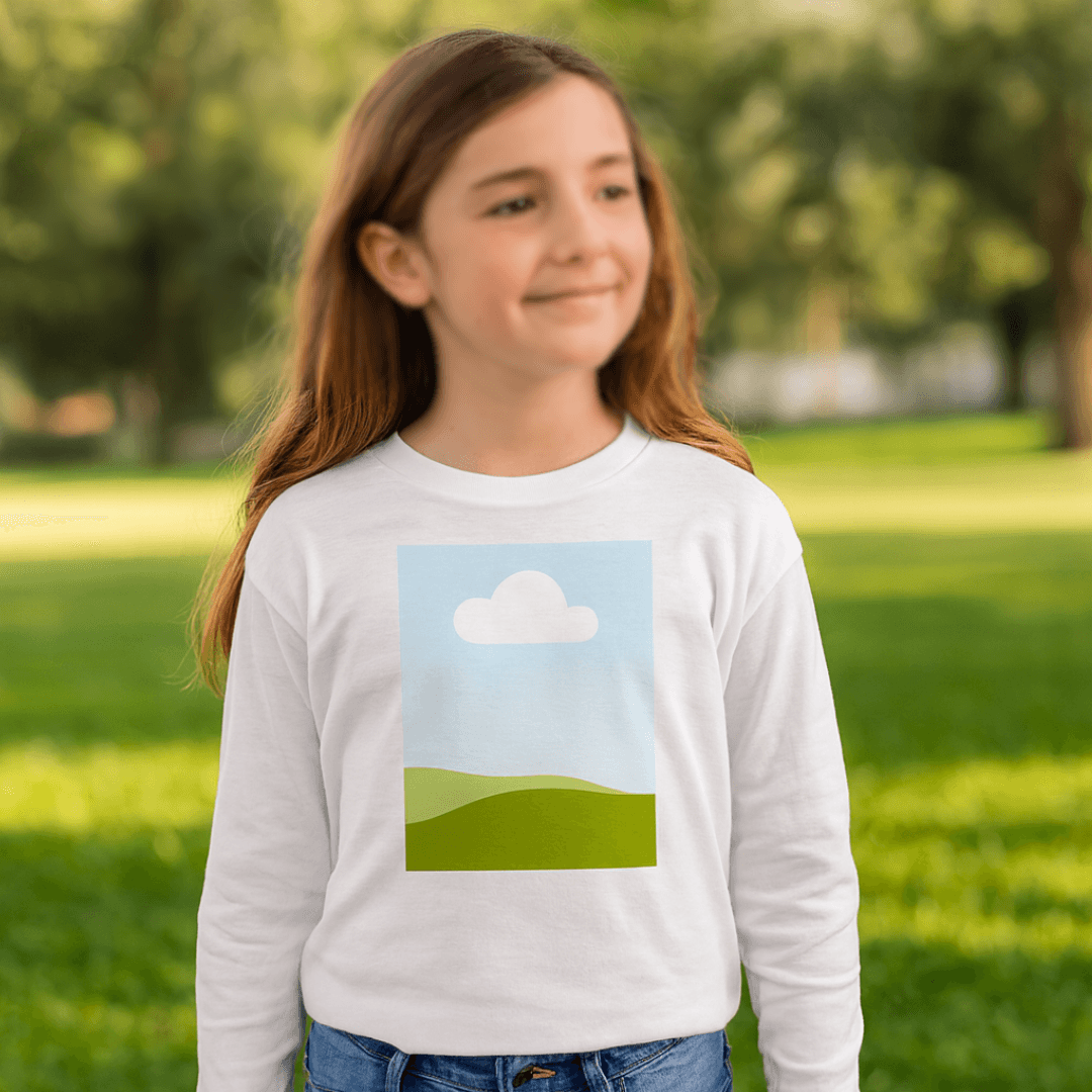 Unisex Kids Long Sleeve T-Shirt Custom Printed