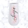 Sparkling Pink Champagne Flute