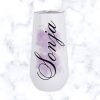 Purple Sparkle Champagne Flute