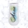 Watercolor Mix Champagne Flute